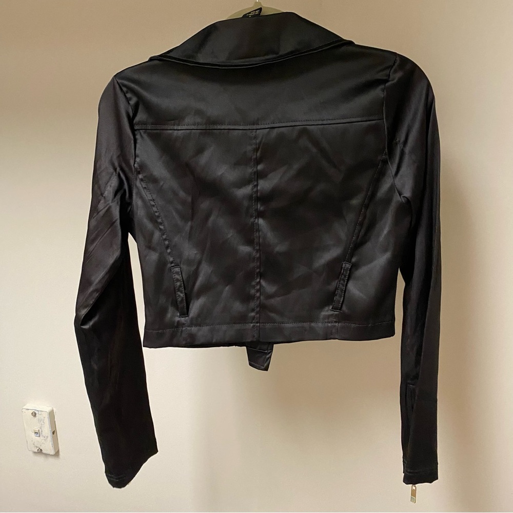 Satin Crop Jacket - Picture 5 of 5